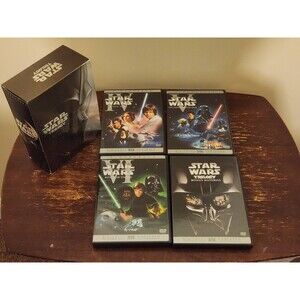 Star Wars Trilogy Vintage (DVD, 2004, 4-Disc Set, Widescreen Edition)